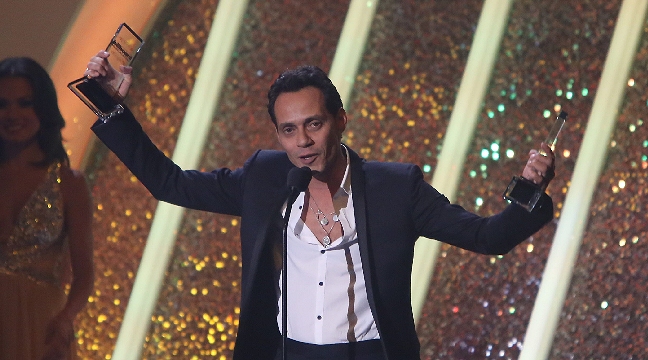 Marc Anthony se coronó como rey de la música latina con 10 premios