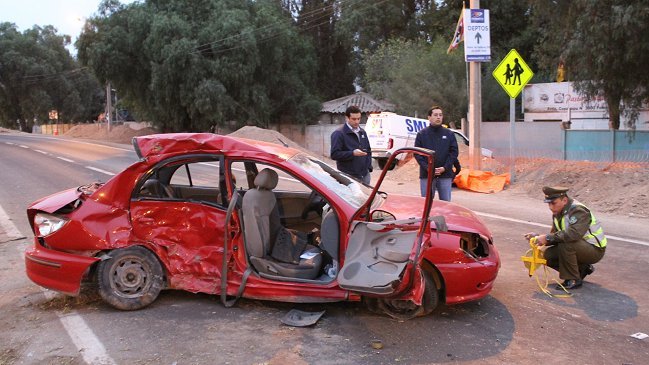 Accidente dejó tres muertos y dos heridos graves en Copiapó