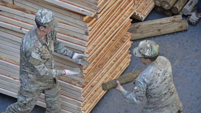 Comenzó instalación de los barrios de emergencia en Iquique