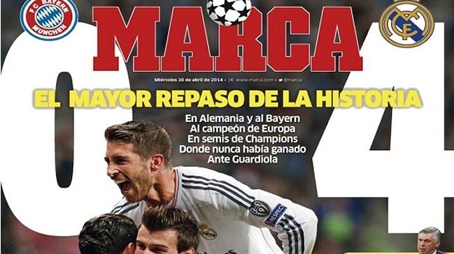 Prensa española resaltó el triunfo de Real Madrid: Ardió Munich