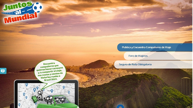 Crean sitio web para facilitar transporte de hinchas en Brasil 2014