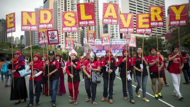 Hong Kong: Los únicos chinos en manifestarse en el Día del Trabajador