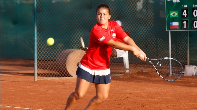 Fernanda Brito sacó cuentas positivas en la WTA