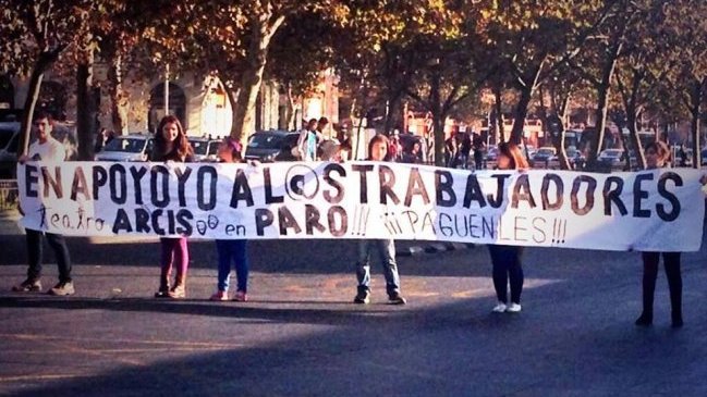 Funcionarios de la Universidad Arcis cumplen 14 días en paro