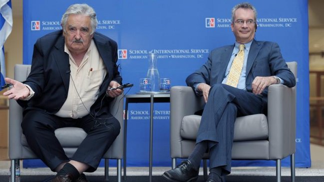 José Mujica defendió su labor ante empresarios estadounidenses