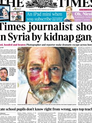 Dos reporteros escaparon de sus captores en Siria