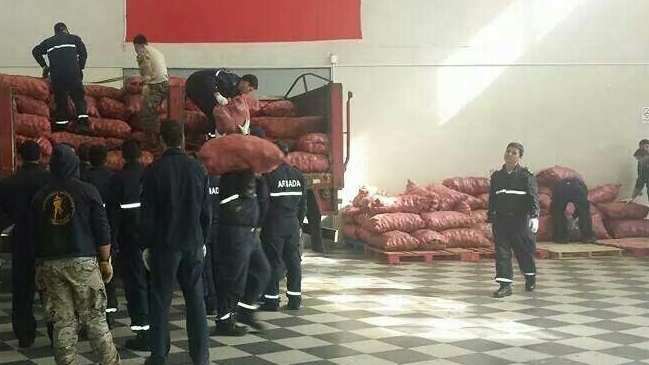 Carahue donó 38 toneladas de papas a damnificados de Valparaíso