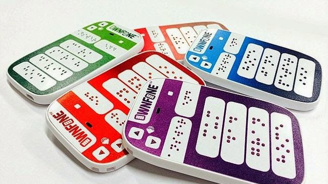 Teléfonos inteligentes para ciegos