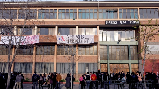 Estudiantes confirmaron toma del Liceo Darío Salas