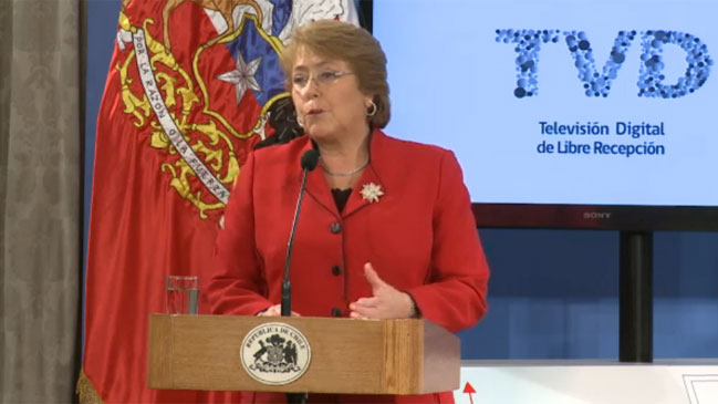 Presidenta Bachelet promulgó la Ley de TV Digital Terrestre
