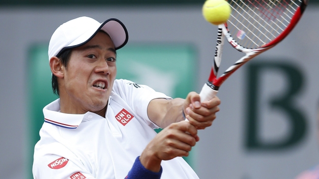 Kei Nishikori tuvo prematuro adiós en Roland Garros