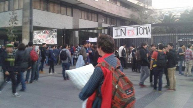 Estudiantes se tomaron otra vez el Instituto Nacional