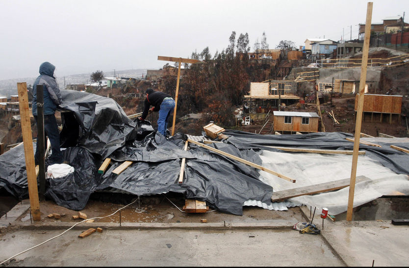 Sistema frontal causa problemas en zona centro sur del país
