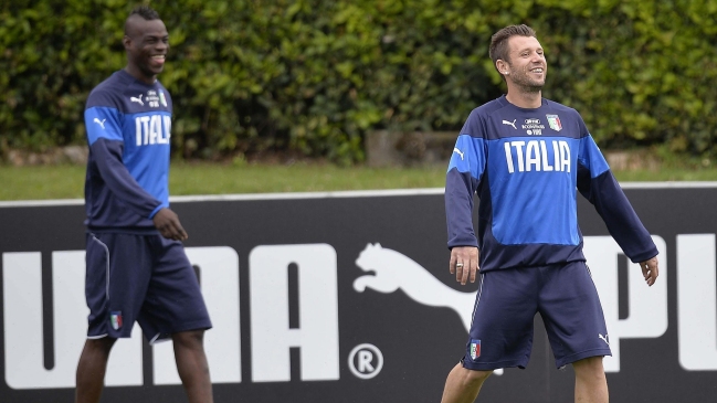 Cassano y Darmian aparecen en la lista mundialista de Italia