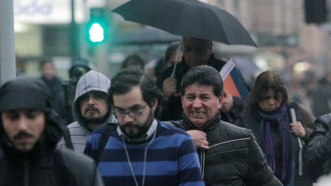 Cuatro regiones de la zona central están bajo alerta preventiva por lluvias