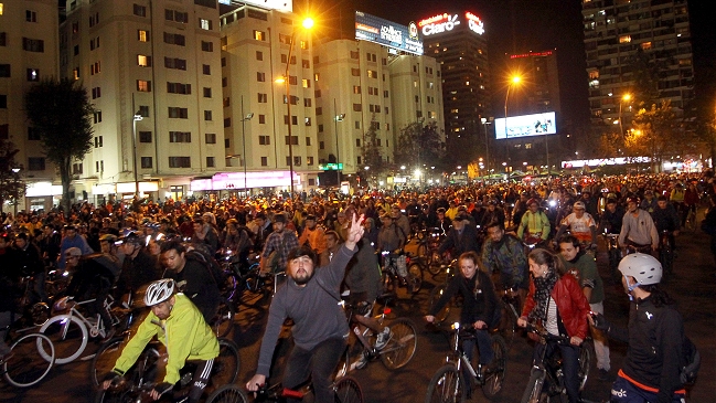 Este es el recorrido de la cicletada mensual autorizado por la Intendencia