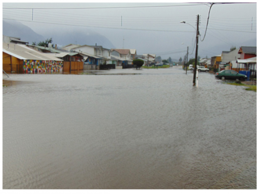 Sistema frontal dejó 7.000 damnificados en la Región de Los Lagos
