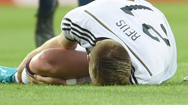 El alemán Marco Reus estará tres meses fuera de las canchas