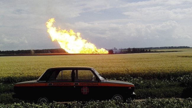 Explosión dañó gasoducto ruso que atraviesa Ucrania