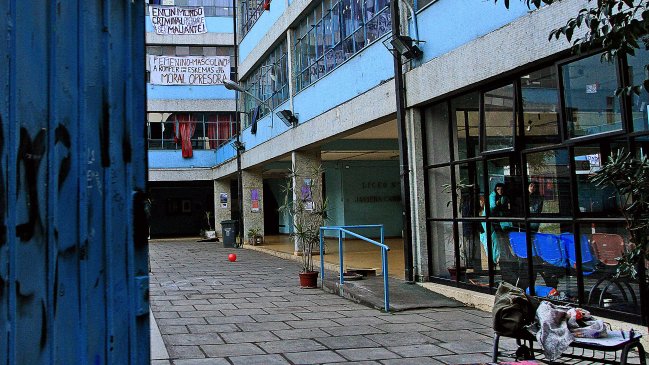 Estos son los colegios de Santiago tomados por sus alumnos