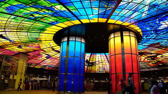 Las 7 estaciones de metro más bonitas del mundo