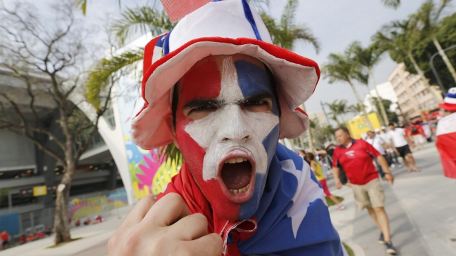 Belo Horizonte recibirá a 40 mil hinchas chilenos para partido con Brasil