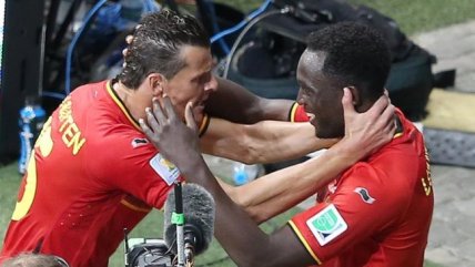 Romelu Lukaku aumentó para Bélgica ante Estados Unidos
