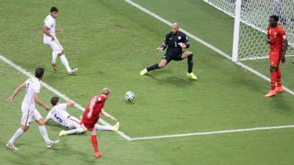El triunfo de Bélgica ante Estados Unidos en los octavos de final