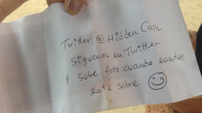 Millonario juega a esconder dinero repartiéndolo por Madrid