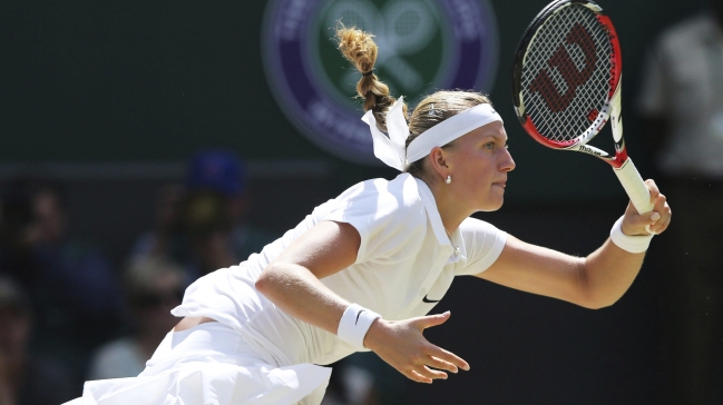 Petra Kvitova es la primera finalista en Wimbledon