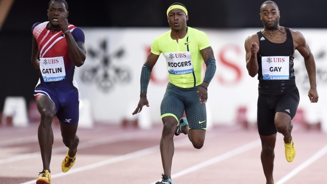 Justin Gatlin arruinó el regreso de Tyson Gay en Lausanne