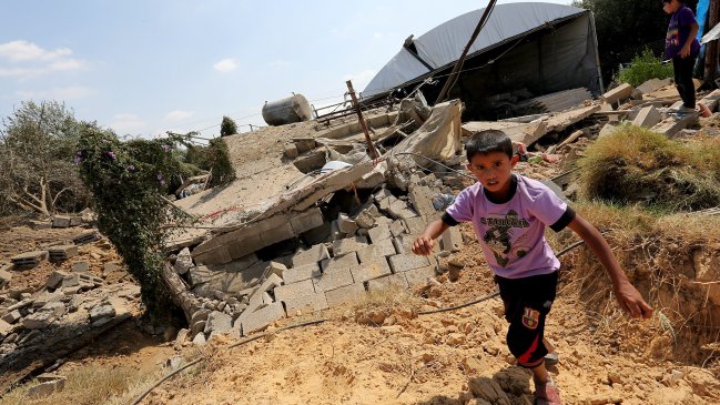 Palestinos dispararon 17 cohetes y cazas israelíes atacaron el sur de Gaza