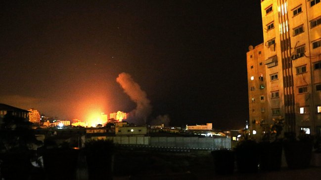 Ofensiva israelí causó seis muertos tras atacar 160 objetivos en Gaza