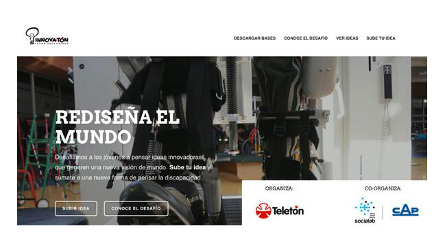 Teletón lanzó concurso para crear soluciones para personas con discapacidad