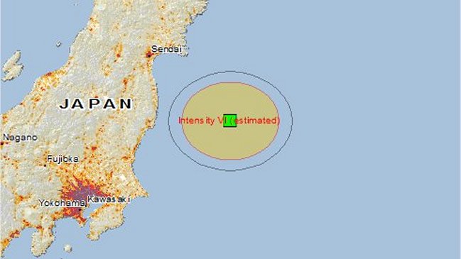 Sismo de 6,8 Richter afectó a la costa de Japón