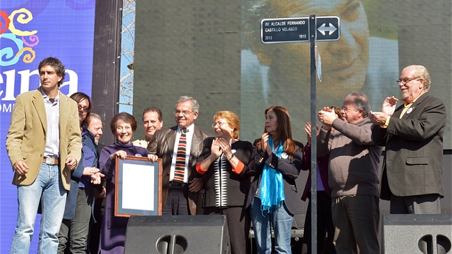 La Reina y Metro homenajearon al ex alcalde Castillo Velasco