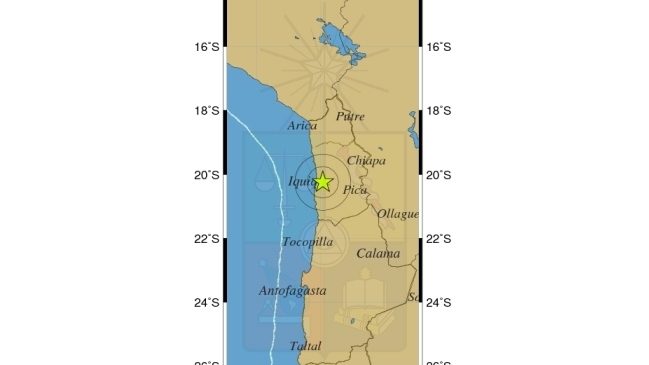 Sismo de 4,0 Richter afectó a la Región de Tarapacá