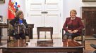 El encuentro entre Michelle Bachelet y la vicepresidenta de España