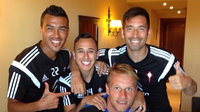 Fabián Orellana se incorporó a la pretemporada de Celta de Vigo