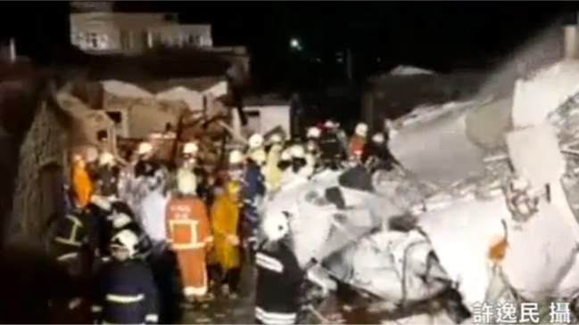 Fatal accidente aéreo se registró en Taiwán