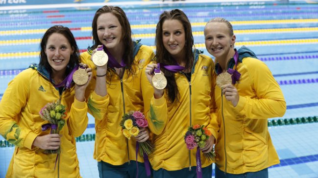  Equipo femenino de 4x100 australiano batió el récord mundial  