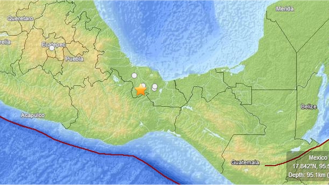 Sismo 6,4 Richter sacudió a México