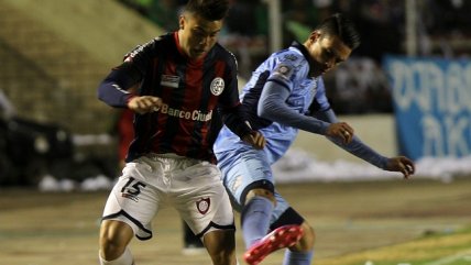 Yecerotte anotó el "gol del honor" para Bolívar en serie ante San Lorenzo por la Libertadores