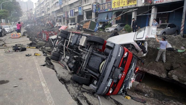 Una explosión múltiple en el sistema de suministro de gas afectó a Taiwán