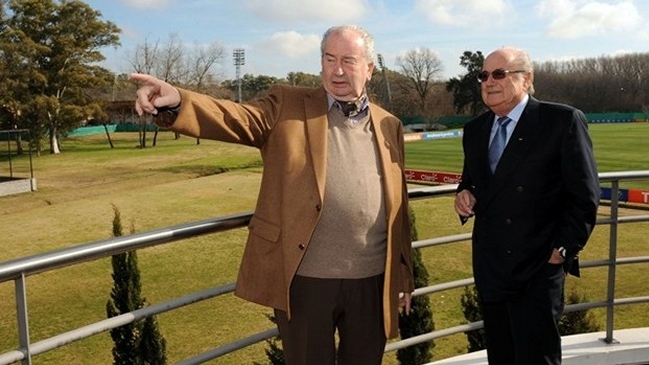 Lionel Messi y Joseph Blatter asistieron a velatorio de Julio Grondona