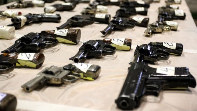 Explosivo aumento del registro de armas en la Región Metropolitana