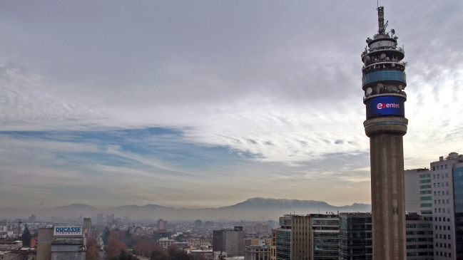 Intendencia decretó alerta preventiva para este martes en Santiago
