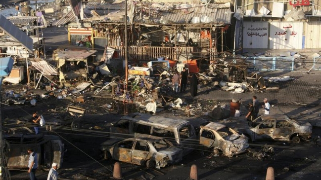Al menos 13 muertos en ataque con auto bomba en un barrio chií de Bagdad