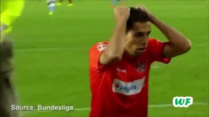 Mira el increíble yerro del argelino Karim Matmour en la Segunda División de Alemania