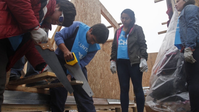 Este lunes comienza la nueva campaña de Techo Chile